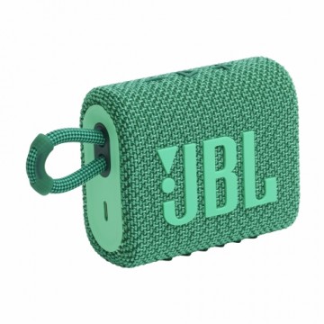 JBL ūdensizturīga portatīvā skanda JBL Go 3 ECO, zaļa - JBLGO3ECOGRN