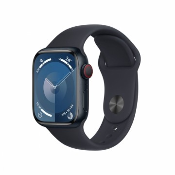 Viedpulkstenis Apple Watch Series 9 + Cellular 1,9" Melns 41 mm