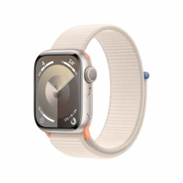 Viedpulkstenis Apple Watch Series 9 Balts Bēšs 41 mm