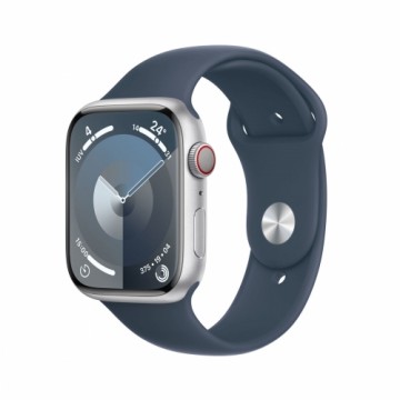 Умные часы Apple Watch Series 9 + Cellular 1,9" Синий Серебристый 45 mm