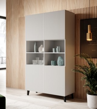 Halmar PAFOS Standing bookcase white/white