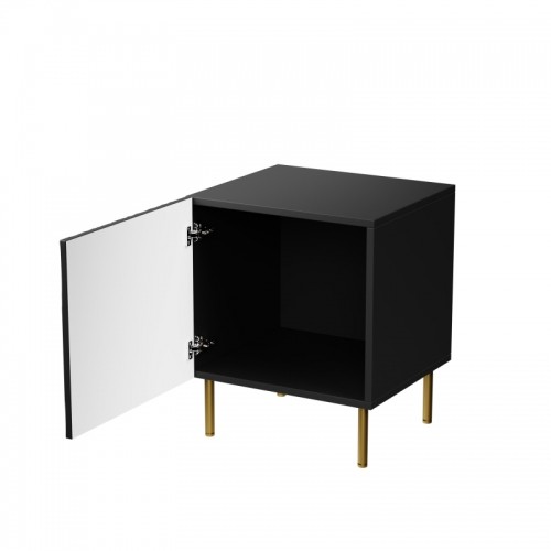 Halmar JUNGLE bed side cabinet (2pcs = 1 set ) black mat/ black mat image 3