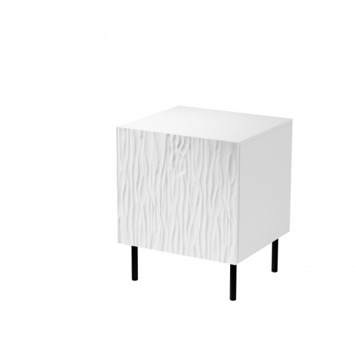 Halmar JUNGLE bed side cabinet (2pcs = 1 set ) white mat/ white mat image 3