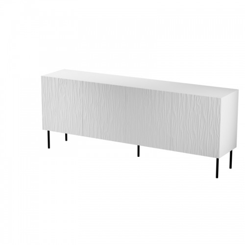 Halmar JUNGLE chest of drawers 190 white mat/ white mat image 2