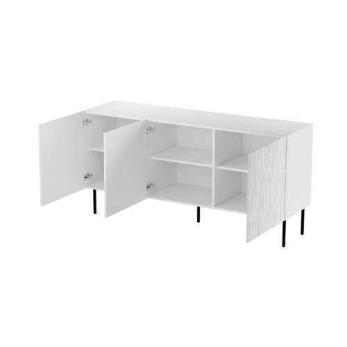 Halmar JUNGLE chest of drawers 152 white mat/ white mat image 3