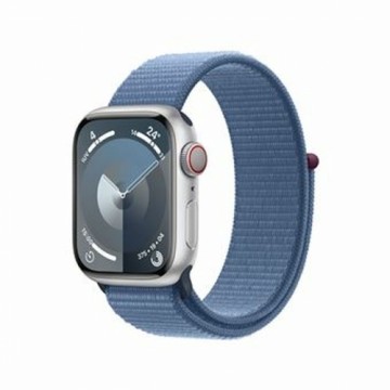 Viedpulkstenis Apple Watch Series 9 + Cellular 1,9" Zils Sudrabains 45 mm