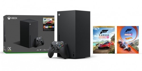 Microsoft Xbox Series X 1TB Spēļu Konsole + FORZA HORIZON 5 image 1