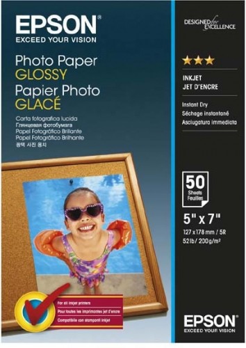 Epson photo paper Glossy 13x18 200g 50 sheets image 1