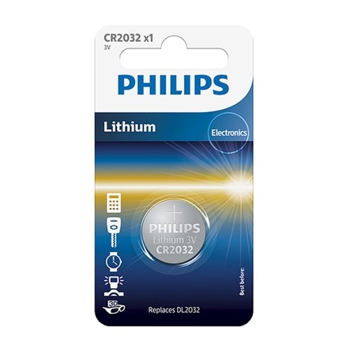 Litija Baterija Philips CR2032/01B 210 mAh 3 V image 1