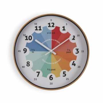 Настенное часы Versa Стеклянный Пластик 4 x 30 x 30 cm