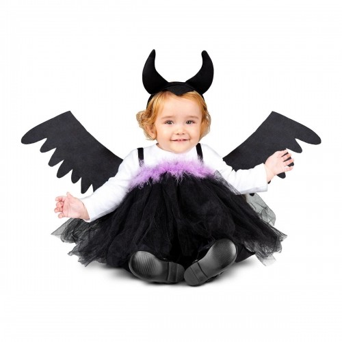 Маскарадные костюмы для младенцев My Other Me Чёрный Демон (3 Предметы) Maleficent image 1