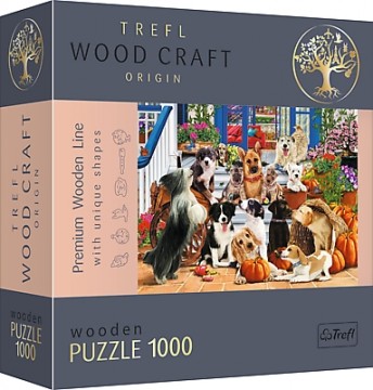 Trefl Puzzles TREFL Koka puzle - Suņu draudzība, 1000gb