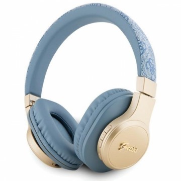 OEM Original Bluetooth Headphones GUESS 4G Script GUBH604GEMB blue