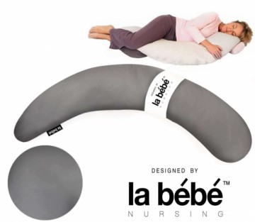 La Bebe™ Moon Maternity Pillow Cover Art.156260 Light Grey Дополнительный чехол [навлочка] для подковки купить по выгодной цене в BabyStore.lv