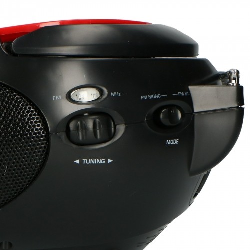 Portable stereo FM radio with CD player Lenco SCD24R image 4