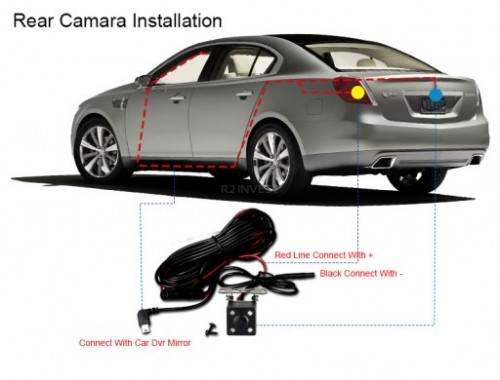 RoGer 2in1 Auto video Reģistrātors ar Spogulis un atpakaļskata Kameru / Full HD / 170' / G-Sensor / MicroSD / LCD 5'' image 5