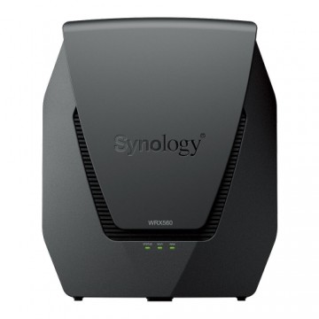 Synology WRX560 WLAN Mesh Router WiFi 6 (802.11ax), Dual-Band, bis zu 3.000 Mbit/s, 1x 2.5 GbE LAN/WAN, 3x GbE LAN, 1x GbE WAN