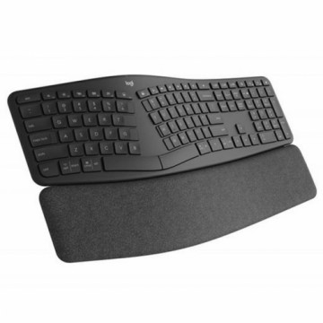 Bezvadu Klaviatūra Logitech ERGO K860 Pelēks Grafīts Spāņu Qwerty