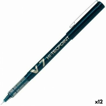 Šķidrās tintes pildspalva Pilot V-7 Hi-Tecpoint Melns 0,5 mm (12 gb.)