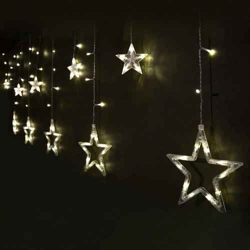 Bigbuy Christmas LED aizkaru gaismas Cálido Zvaigznes image 1