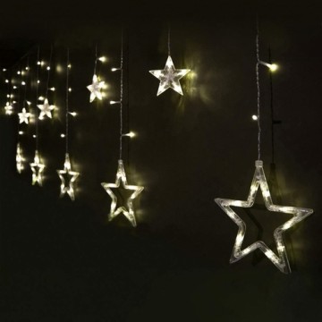 Bigbuy Christmas LED aizkaru gaismas Cálido Zvaigznes