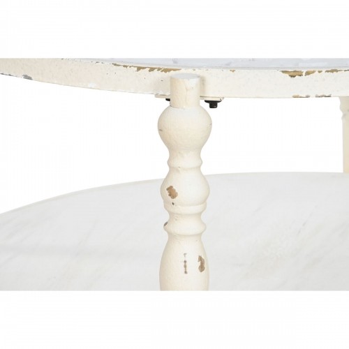 Кофейный столик Home ESPRIT Стеклянный Ель 80,5 x 80,5 x 49 cm image 2