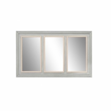 Sienas spogulis Home ESPRIT Balts Pelēks Koks 150 x 5 x 90 cm
