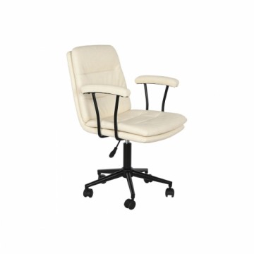 Krēsls DKD Home Decor Krēmkrāsa Metāls 58 x 61,5 x 84 cm