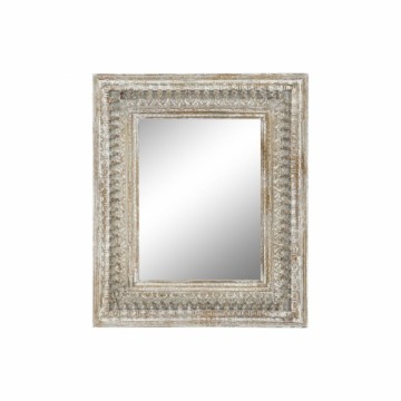Настенное зеркало Home ESPRIT Белый Деревянный 100 x 5 x 120 cm