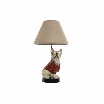 Настольная лампа Home ESPRIT Белый Красный Металл Смола 50 W 220 V 26 x 26 x 46 cm