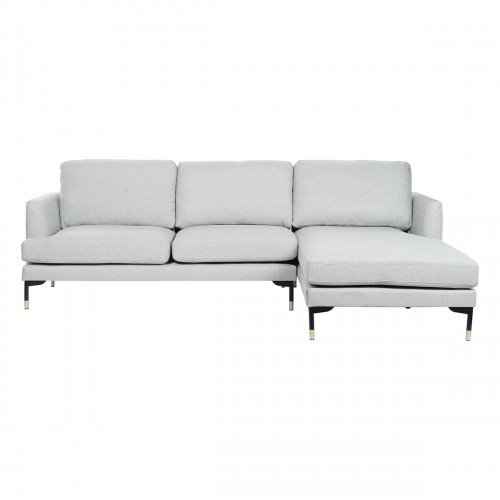 Dīvāns ‘Chaise Longue’ DKD Home Decor Gaiši pelēks Metāls 250 x 160 x 85 cm image 3