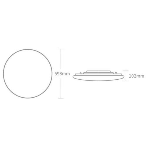 Xiaomi Yeelight Arwen 550C LED Griestu apgaismojums image 2