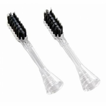 Bigbuy Wellness Aizvietojama Galviņa BINCHO CHARCOAL 2 gb. Melns Caurspīdīgs