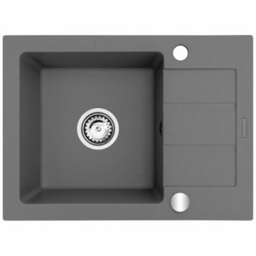 Viendaļīga izlietne Maidsinks 62 x 44 cm Pelēks