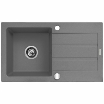 Viendaļīga izlietne Maidsinks 76 x 44 cm Pelēks
