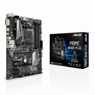 Mātesplate Asus PRIME B450-PLUS ATX DDR4 AM4 AMD AM4 AMD B450 AMD