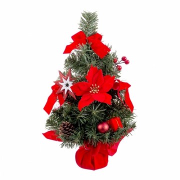 Bigbuy Christmas Новогоднее украшение Красный Зеленый Пластик Ткань Новогодняя ёлка 40 cm