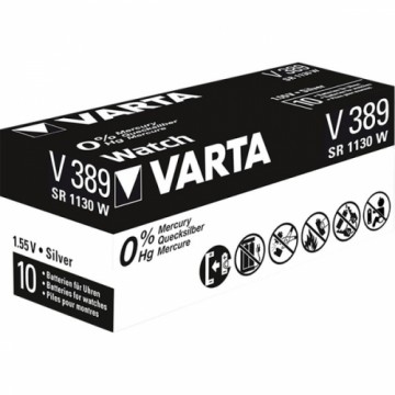 Varta Silberoxid-Knopfzelle 389, Batterie