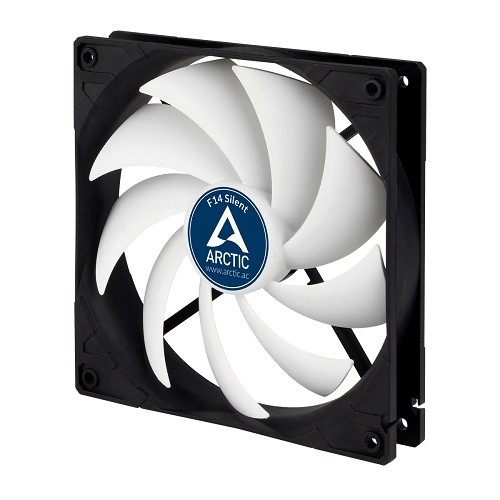 ARCTIC F14 Silent Especially Quiet Case Fan, 3-pin, 140mm image 1