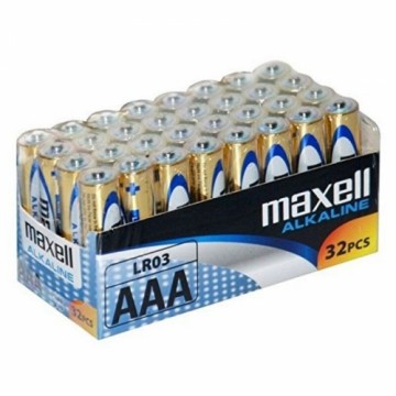 Alkaline baterijas Maxell LR03 AAA 1.5V (32 pcs)