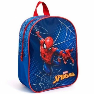 Bērnu soma Spider-Man Zils 30 x 24 x 10 cm
