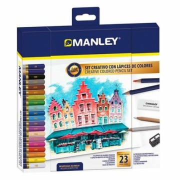 Набор для рисования Manley 23 Предметы Разноцветный