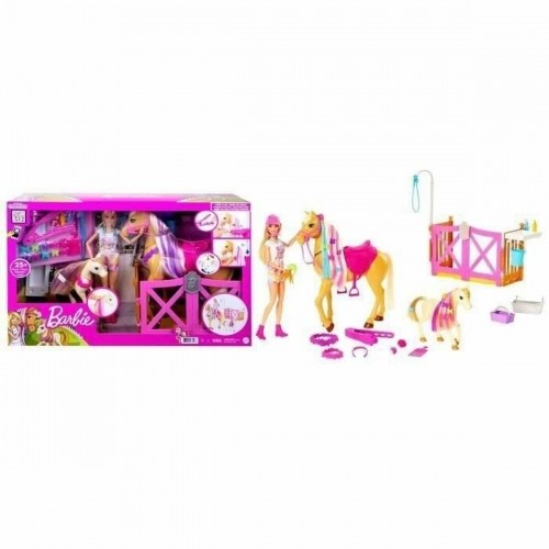 Rotaļu komplekts Barbie Toilettage des Chevaux Plastmasa image 1