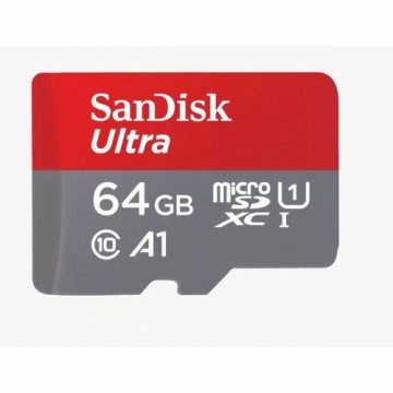 Micro SD karte SanDisk SDSQUAB-064G-GN6MA Melns 64 GB UHS-I
