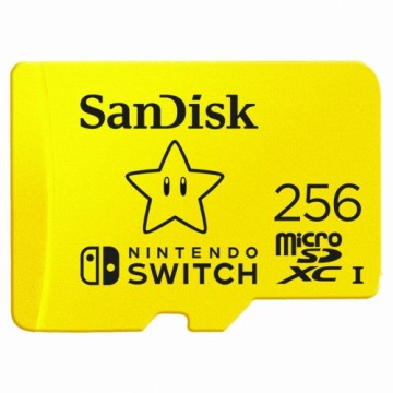 SD Atmiņas Karte SanDisk SDSQXAO-256G-GNCZN 256GB Dzeltens 256 GB Micro SDXC