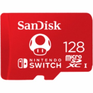 Micro SD karte SanDisk SDSQXAO-128G-GNCZN Rojo/Blanco Sarkans 128 GB Micro SDXC
