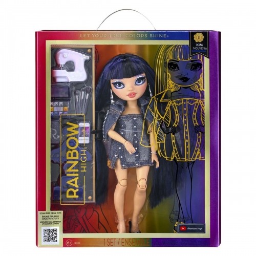Mazulis lelle MGA Rainbow High Green Fashion Doll- Olivia Woods image 1