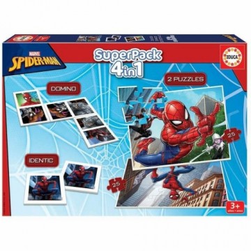 Izglītojošā Spēle Educa Superpack Spider-man Daudzkrāsains (1 Daudzums)