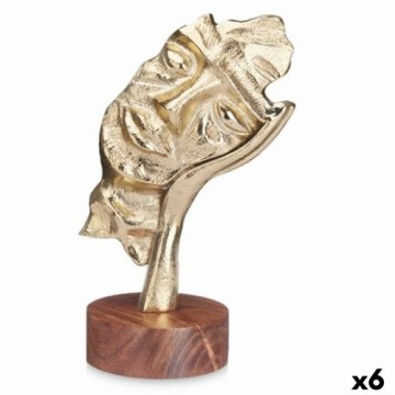 Gift Decor Dekoratīvās figūriņas Seja Bronza Koks Metāls 16,5 x 26,5 x 11 cm