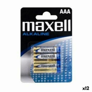 Щелочные батарейки Maxell 723671 AAA LR03 1,5 V (12 штук)
